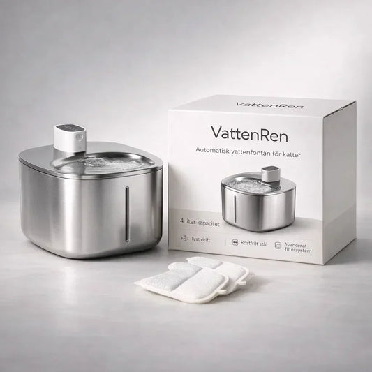 VattenRen – Filtrerat, rinnande vatten för en friskare katt