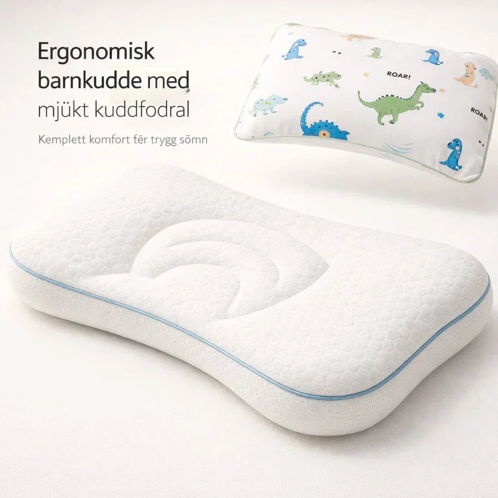 DrömNacke – Ergonomisk barnkudde för lugnare sömn